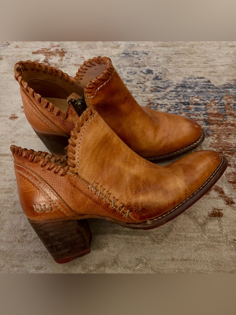 Bed|Stu Carla Leather Ankle Boots
